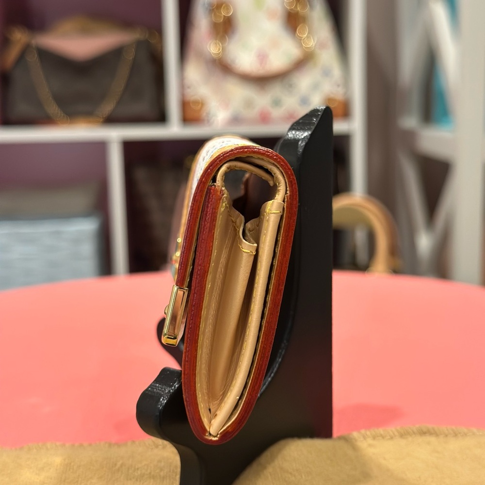 Louis Vuitton Murakami Porte Monnaie Plat Coin Case - Picture 4 of 16